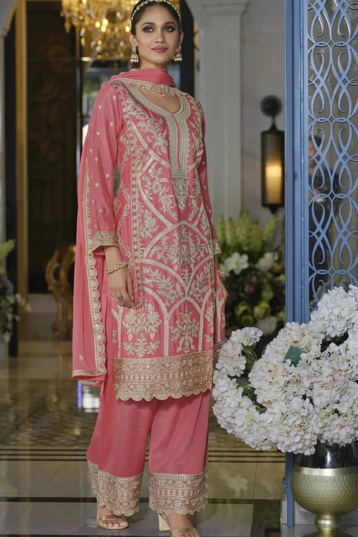 Embroidery Anarkali Suit