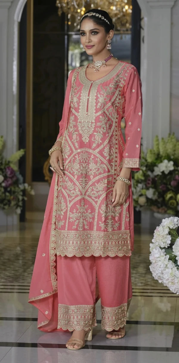 Embroidery Anarkali Suit