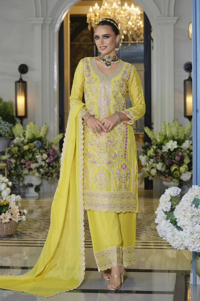 Embroidery Anarkali Suit