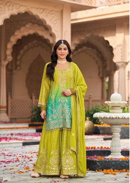 Georgette Embroidery Ladies Designer Suits