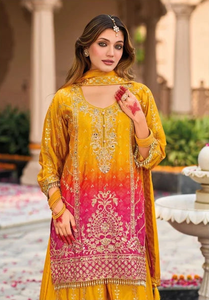 Georgette Embroidery Ladies Designer Suits